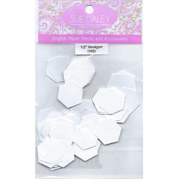 0.5" Hexagon Papers - Sue Daley