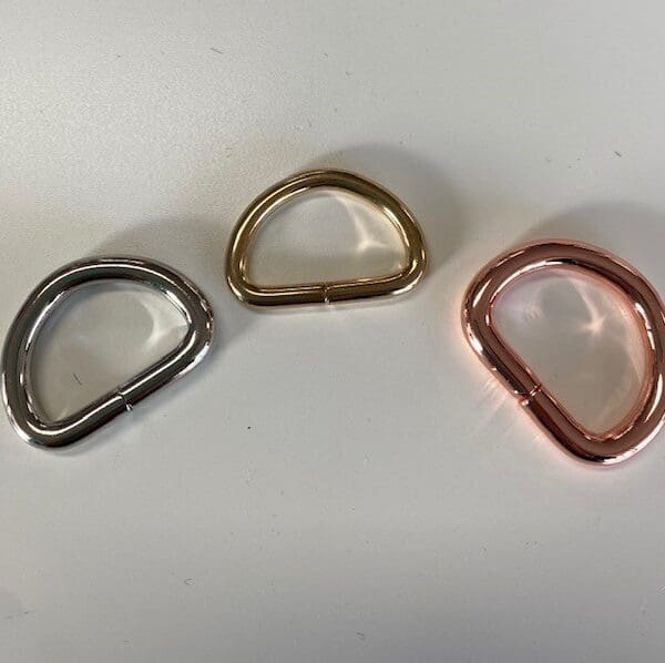 1" D-Rings 2Pk for Bagmaking