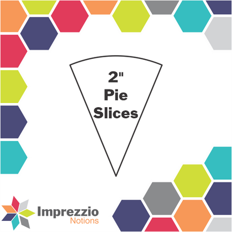 2" Pie Slice Papers 85Pk - Imprezzio