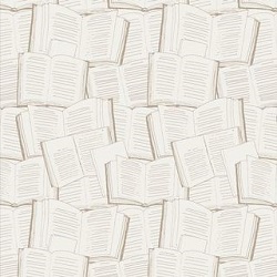 Bookish Book Fabric BKS-63512