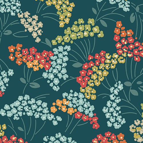 Flower Box A-1014T Laurel Peacock