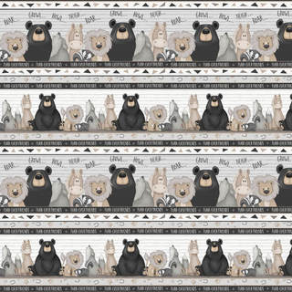 Furr-Ever Friends Flannel F1952-93