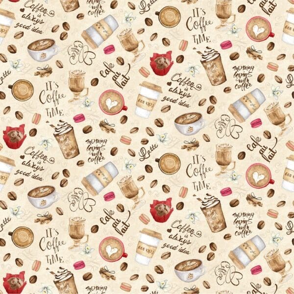 Just Brew It CD2559 Coffee Themed