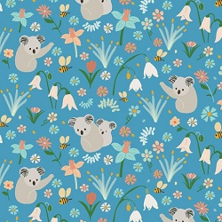 Koala Garden Koalas Blue 0168A