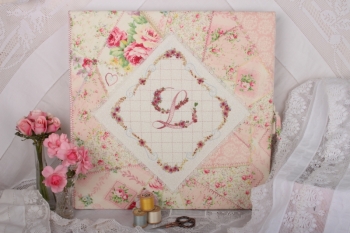 Monogrammed Block Album - Faeries in my Garden