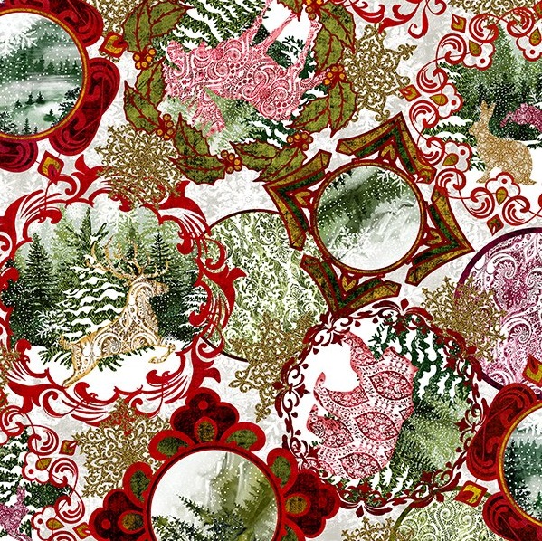 Nature's Winter Collage of Christmas 2NW-1