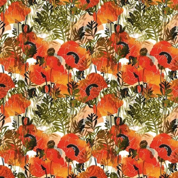 Reflections of Autumn Poppies 14RA-1