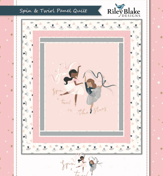 Spin n Twirl Panel Free Quilt Pattern