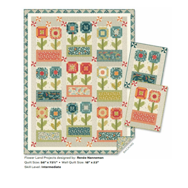 Flower Land Free Quilt Pattern