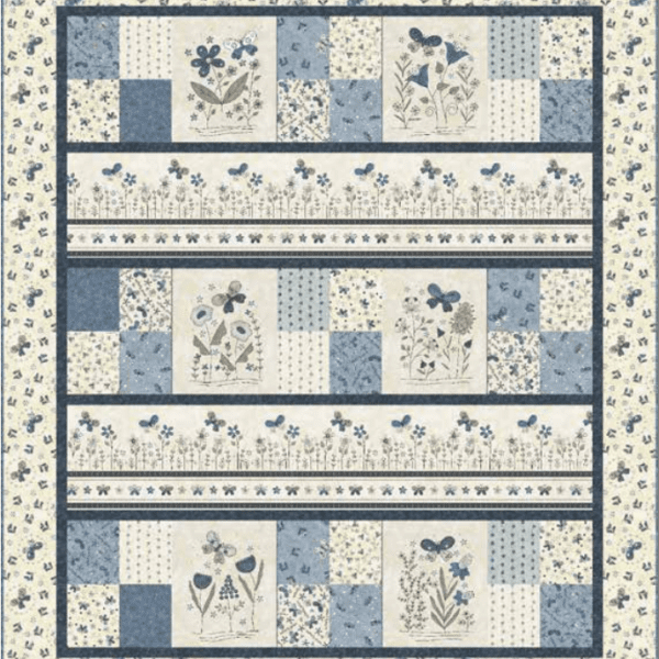 Butterflies and Blooms 2 Free Quilt Pattern