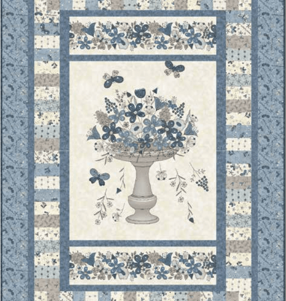 Butterflies and Blooms 1 Free Quilt Pattern