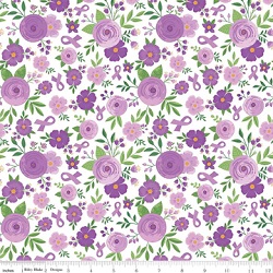 Strength in Lavender C13221 White