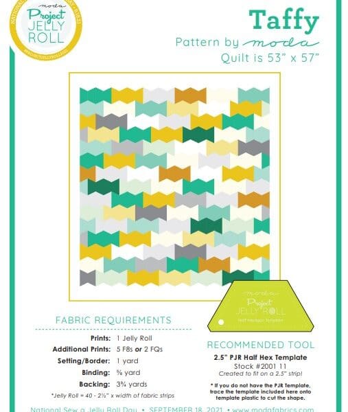 Taffy Free Pattern by Moda