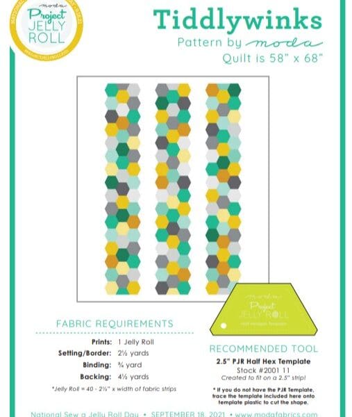 Tiddlywinks Free Pattern by Moda