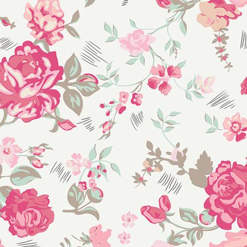 Vintage Chic Floral CAP-VC-5000