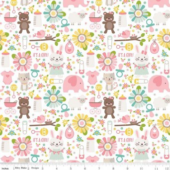 Sweet Baby Girl C8190 Main White