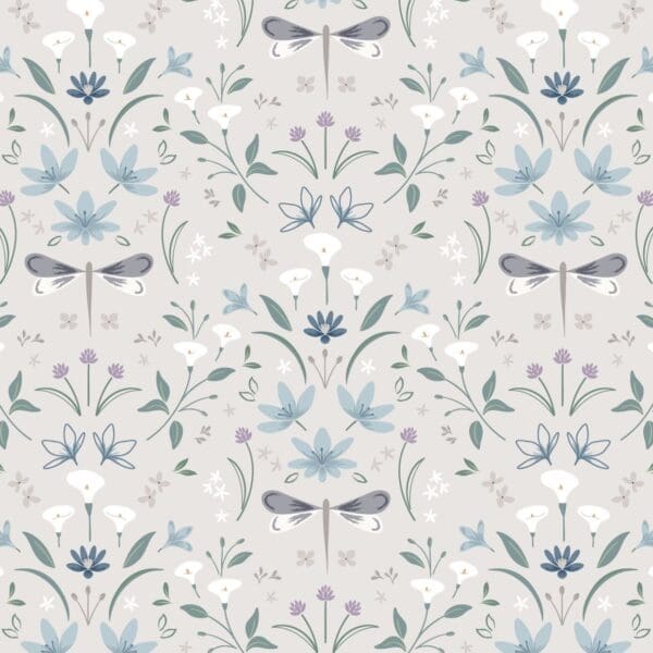 Water Garden CC36.1 Graceful Reflections Pale Truffle