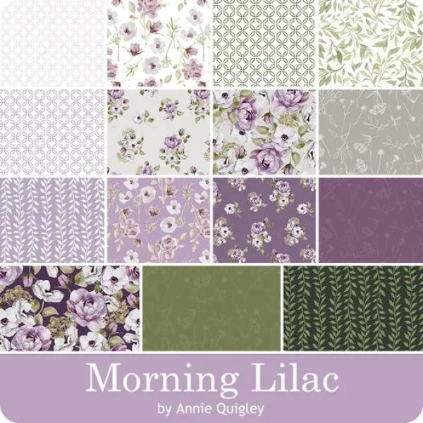 Quilting_fabric_online_patchwork_fabric_shops_garfield_pakenham_warragul_drouin_berwick_melbourne_victoria_australia_layer_cakes_fabric_squares_camelot_fabrics_quality_pre-cuts_Morning_Lilac_lilac_green_floral