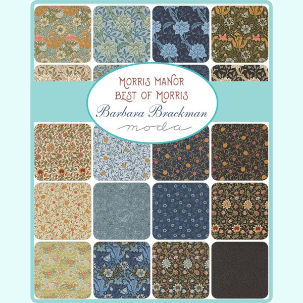 Quilting_fabric_online_patchwork_fabric_shops_garfield_pakenham_warragul_drouin_berwick_melbourne_victoria_australia_layer_cakes_fabric_squares_moda_fabrics_pre-cuts_8390LC_William_Morris_Manor_jelly_roll_layer_cake