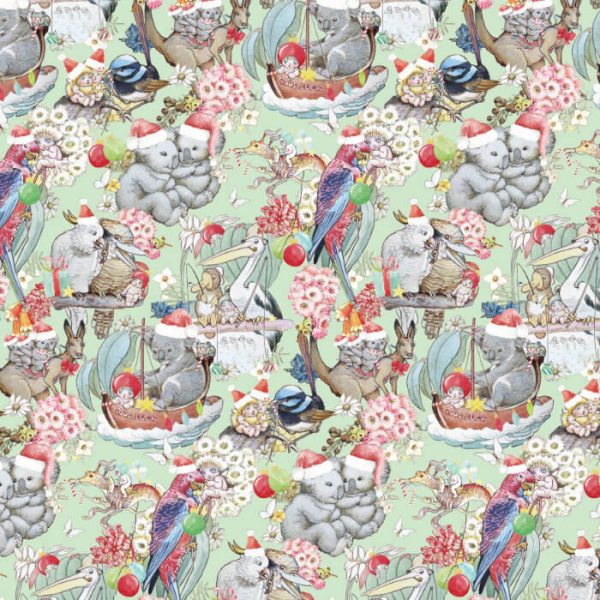 may-gibbs-christmas-themed-patchwork-fabric-green